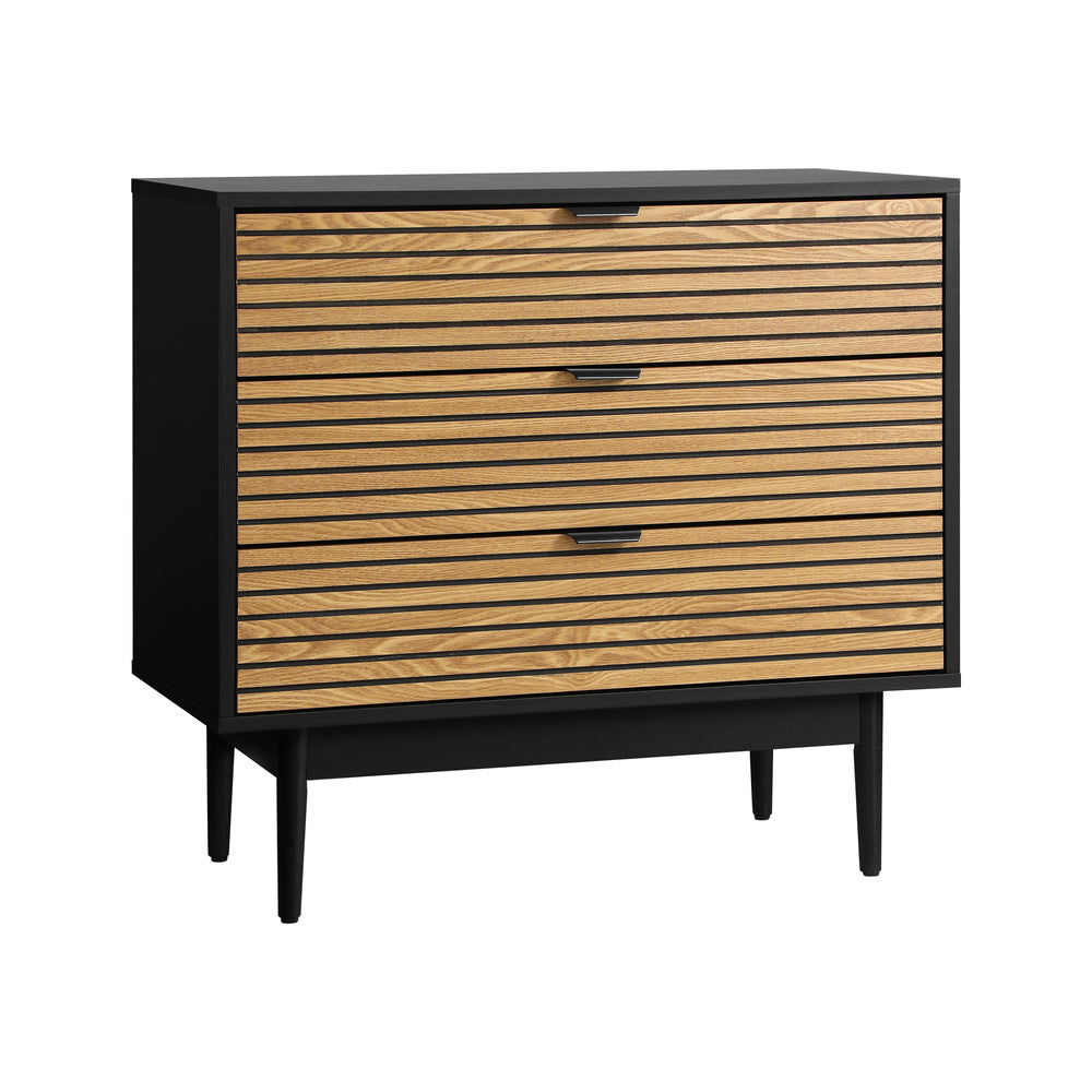 Chest of Drawers 3-Drawer Dresser Table Lowboy - STripleB