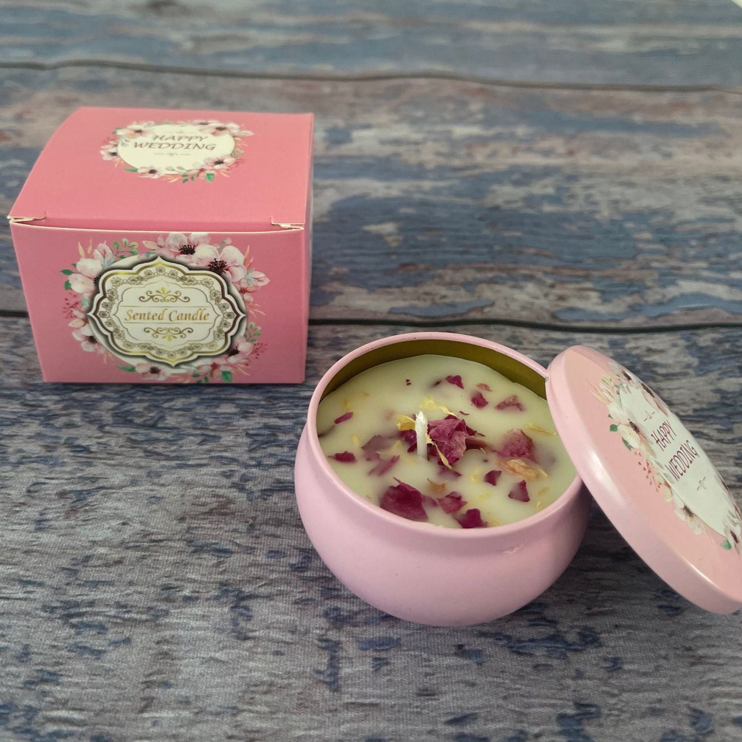 4 Soy Wax Candle Set - Jasmine - STripleB