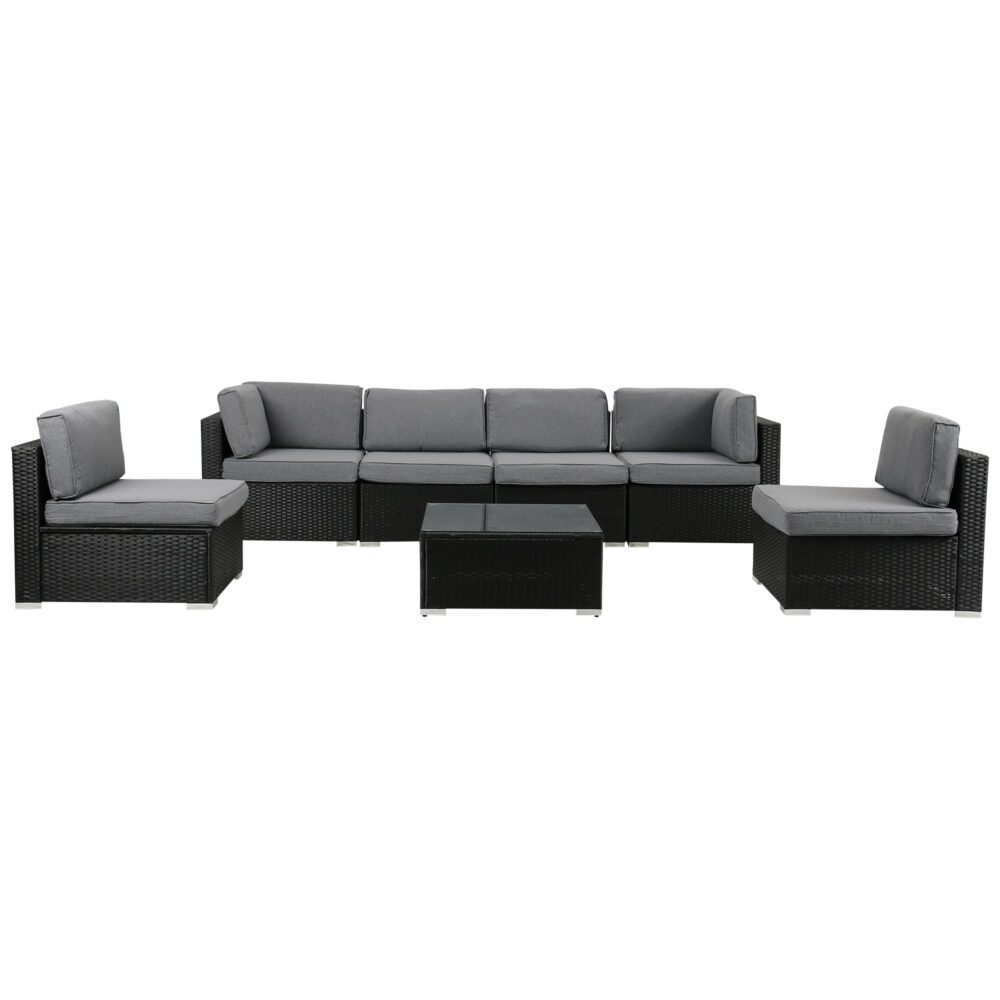 7PC - Veranda Fancy Grande Sofa Set - STripleB