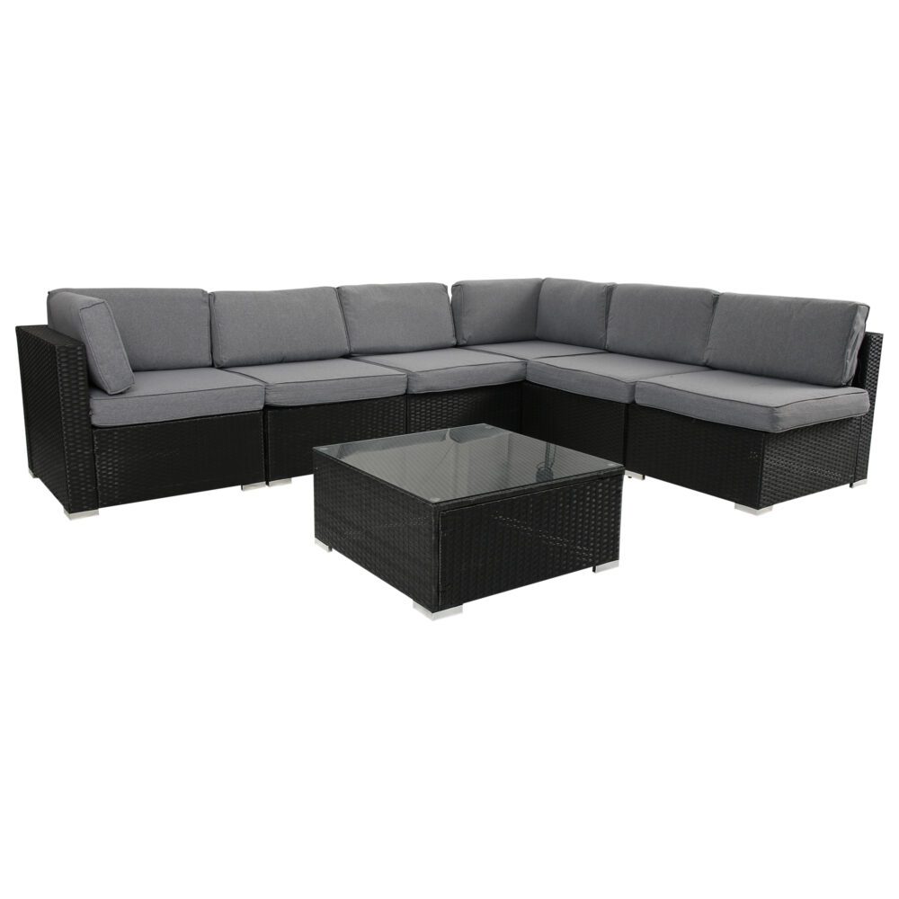 7PC - Veranda Fancy Grande Sofa Set - STripleB