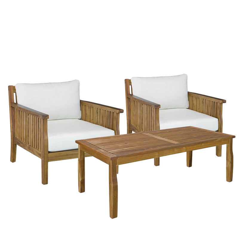 Arizona table and Armchairs 3pcs - STripleB