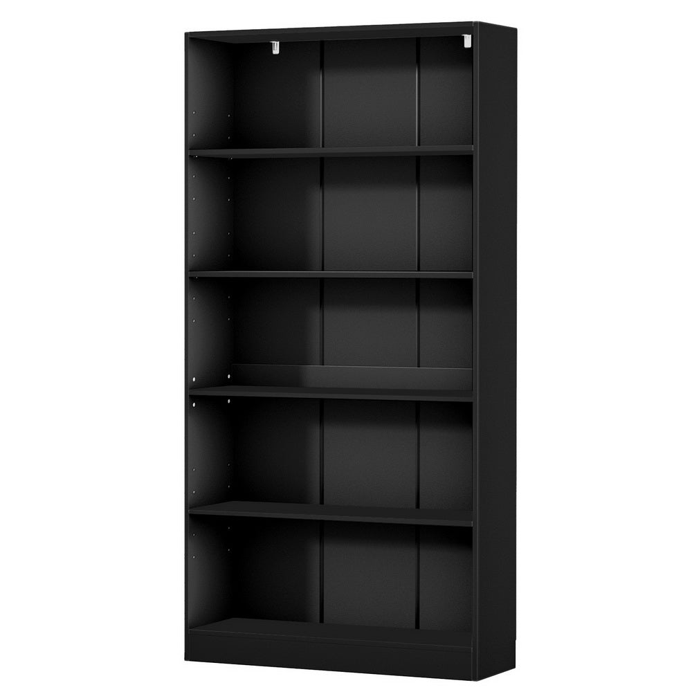 Artiss Bookshelf 5 Tiers ANTON Black - STripleB