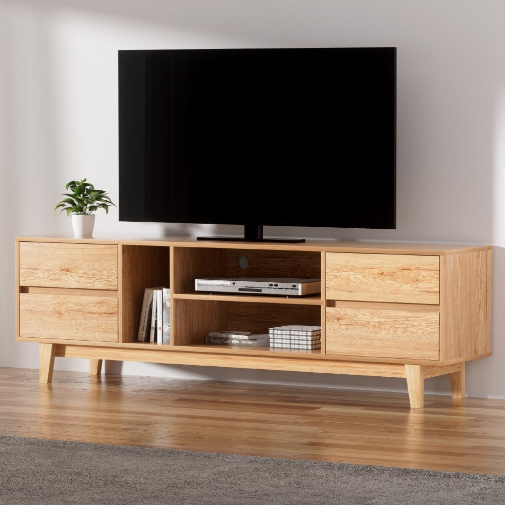 Artiss Entertainment Unit Stand TV Cabinet Storage Drawer Shelf 180cm Wooden - STripleB