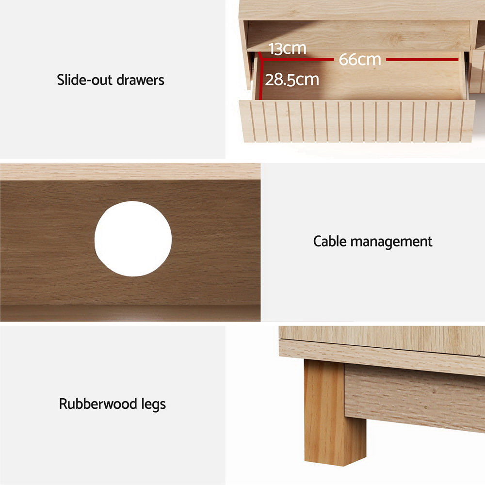 Artiss TV Cabinet Entertainment Unit Stand 150CM - STripleB