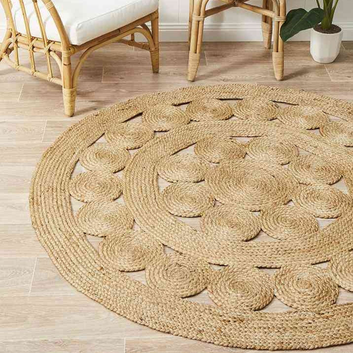 Atrium Pilu Natural by Rug Culture - 200X200CM - ROUND - STripleB