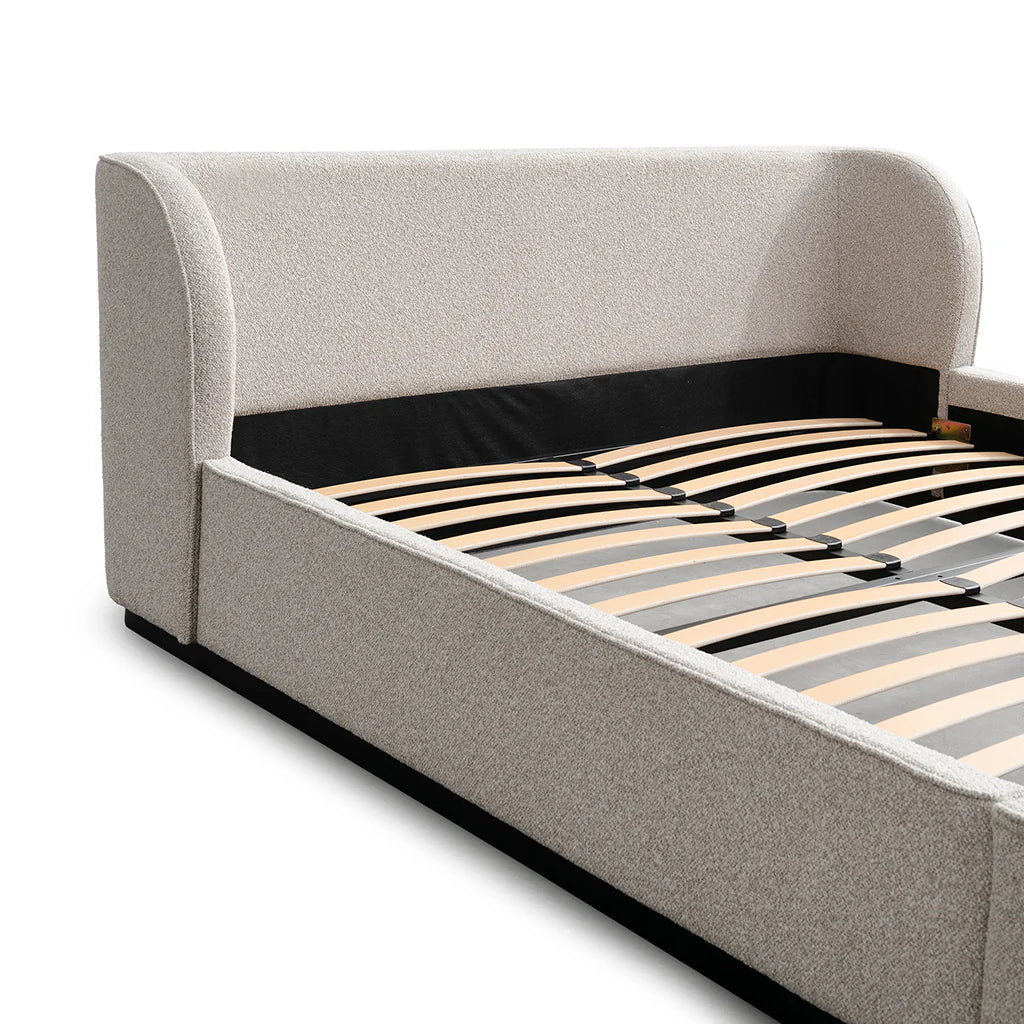 CBD8759-MI King Bed Frame - Clay Grey - STripleB