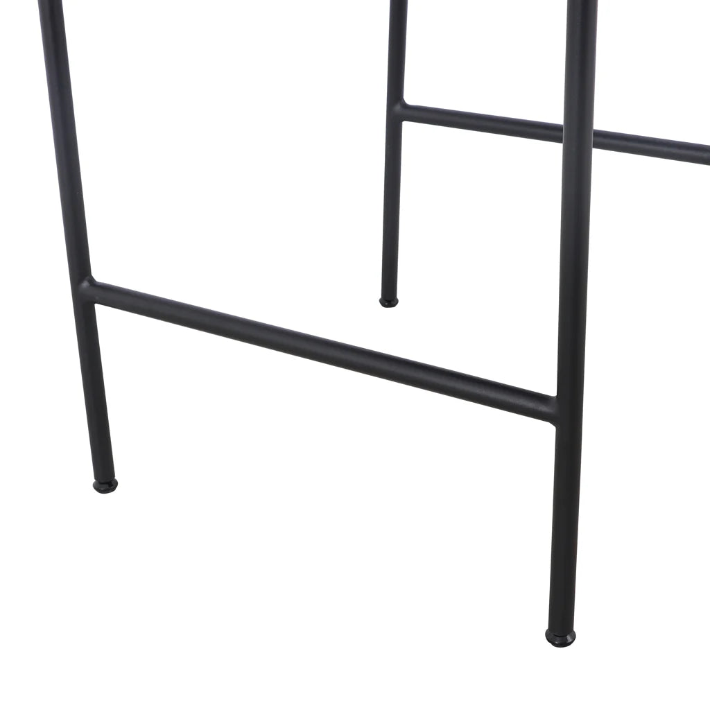 CBS8904-ST 65cm Bar Stool - Anthracite Grey Boucle (Set of 2) - STripleB