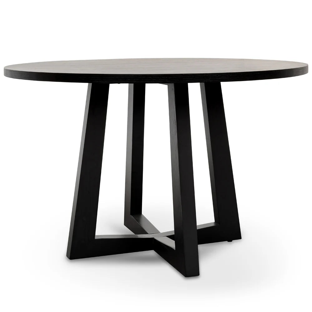 CDT587-SD 1.2m Dining Table - Black - STripleB
