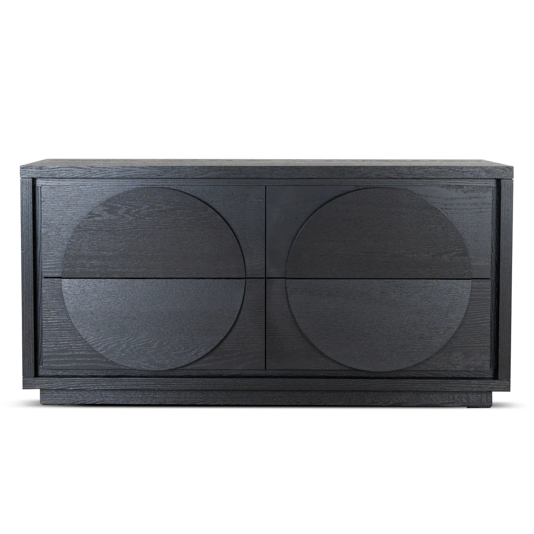 1.6m Dressing Unit - Textured Espresso Black - STripleB