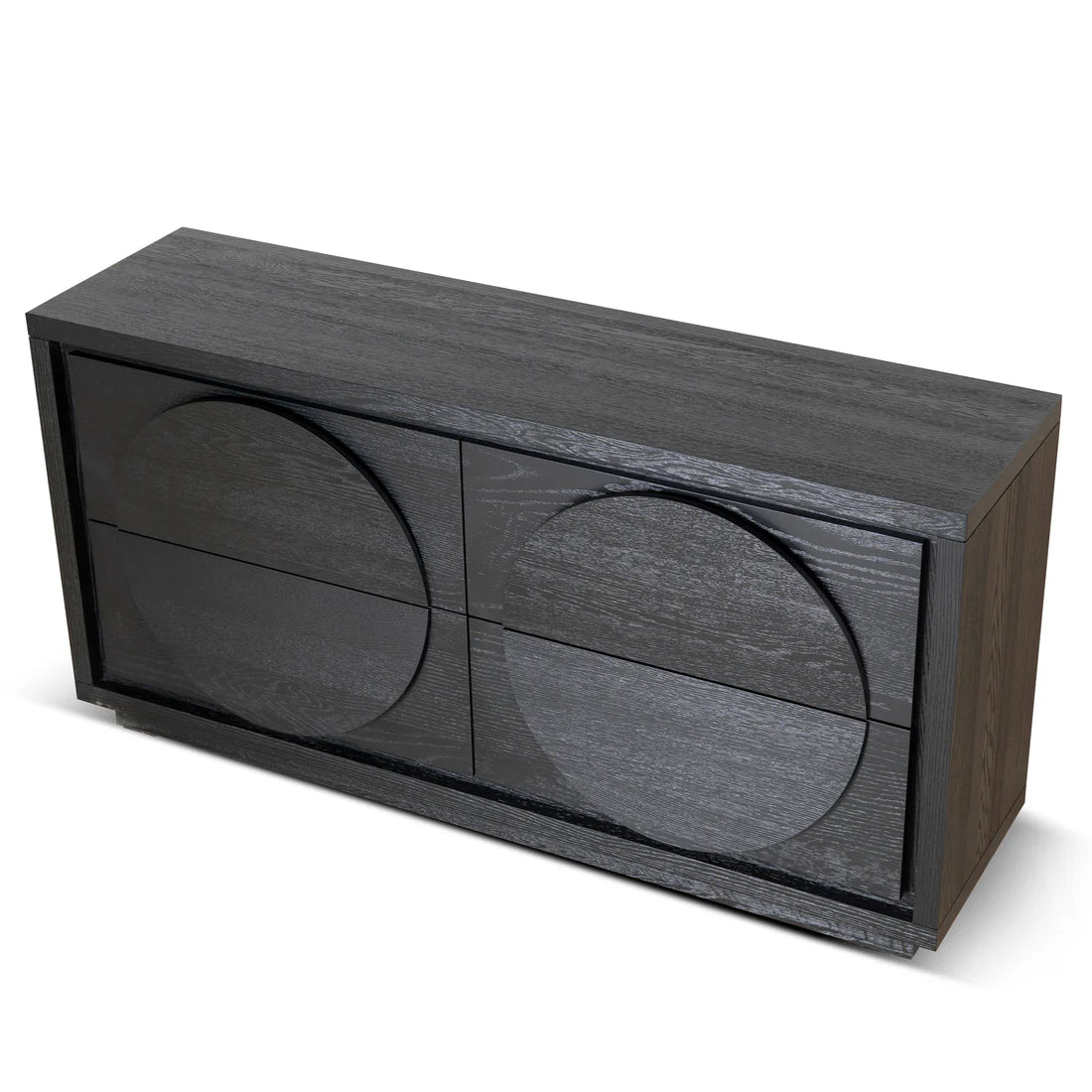 1.6m Dressing Unit - Textured Espresso Black - STripleB