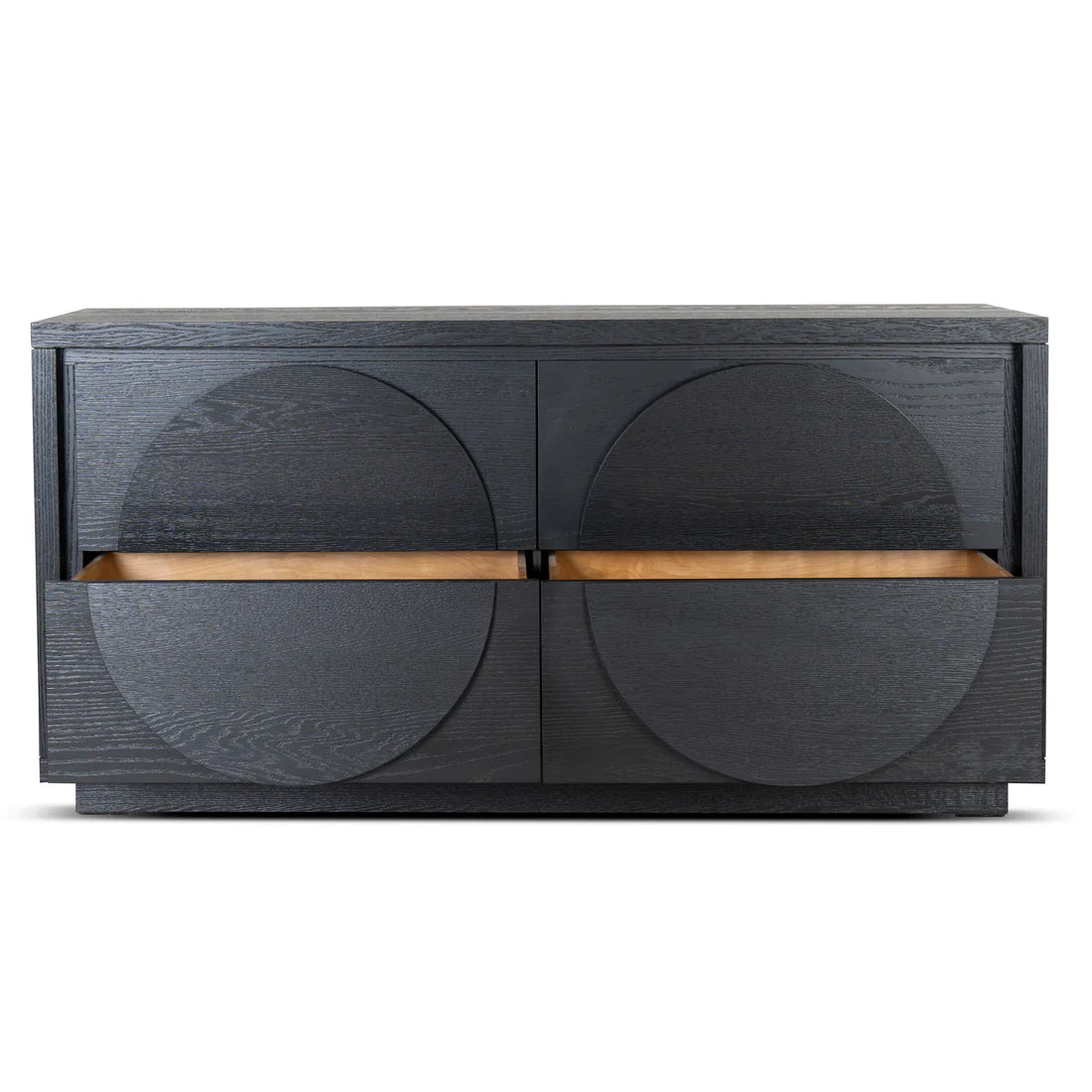 1.6m Dressing Unit - Textured Espresso Black - STripleB