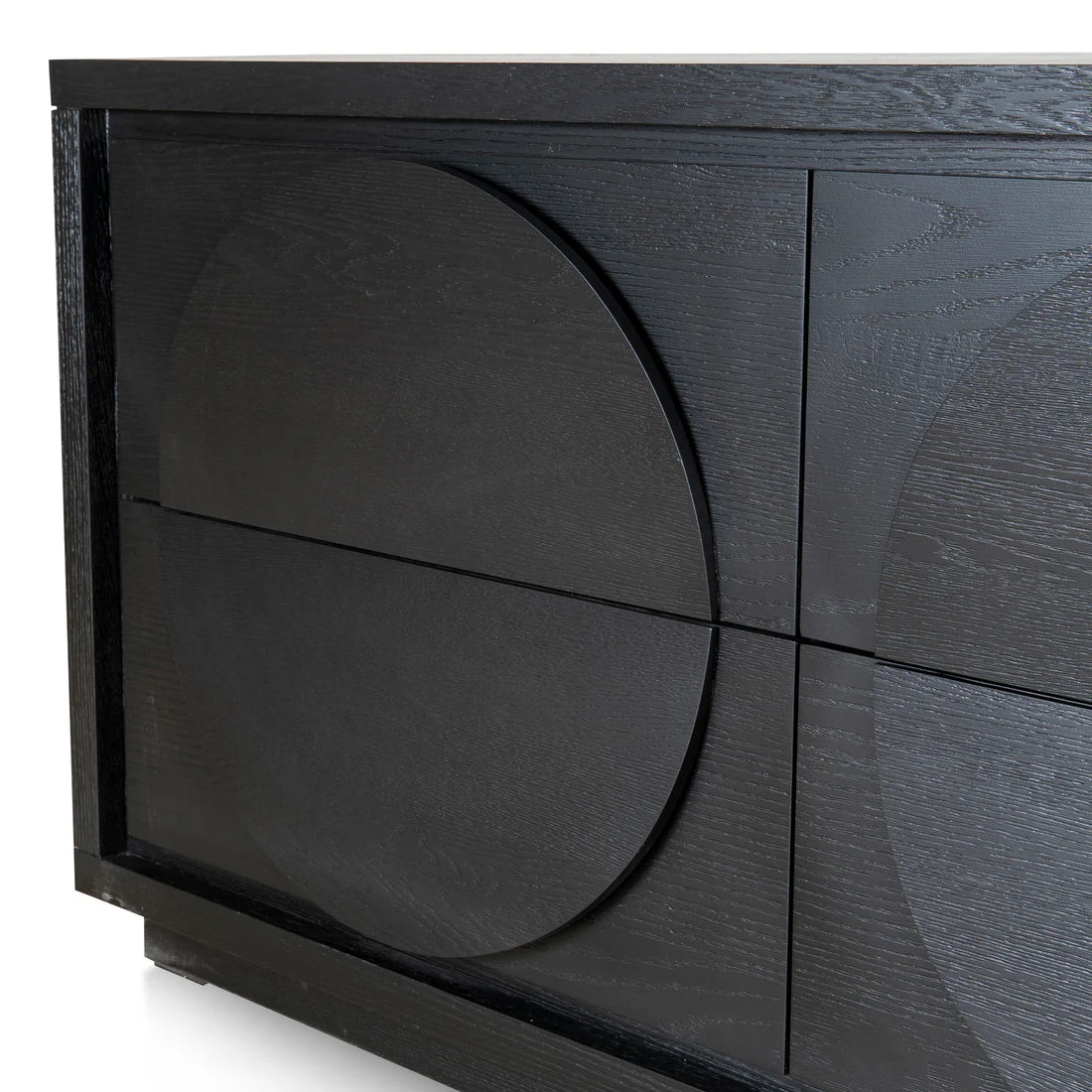 1.6m Dressing Unit - Textured Espresso Black - STripleB
