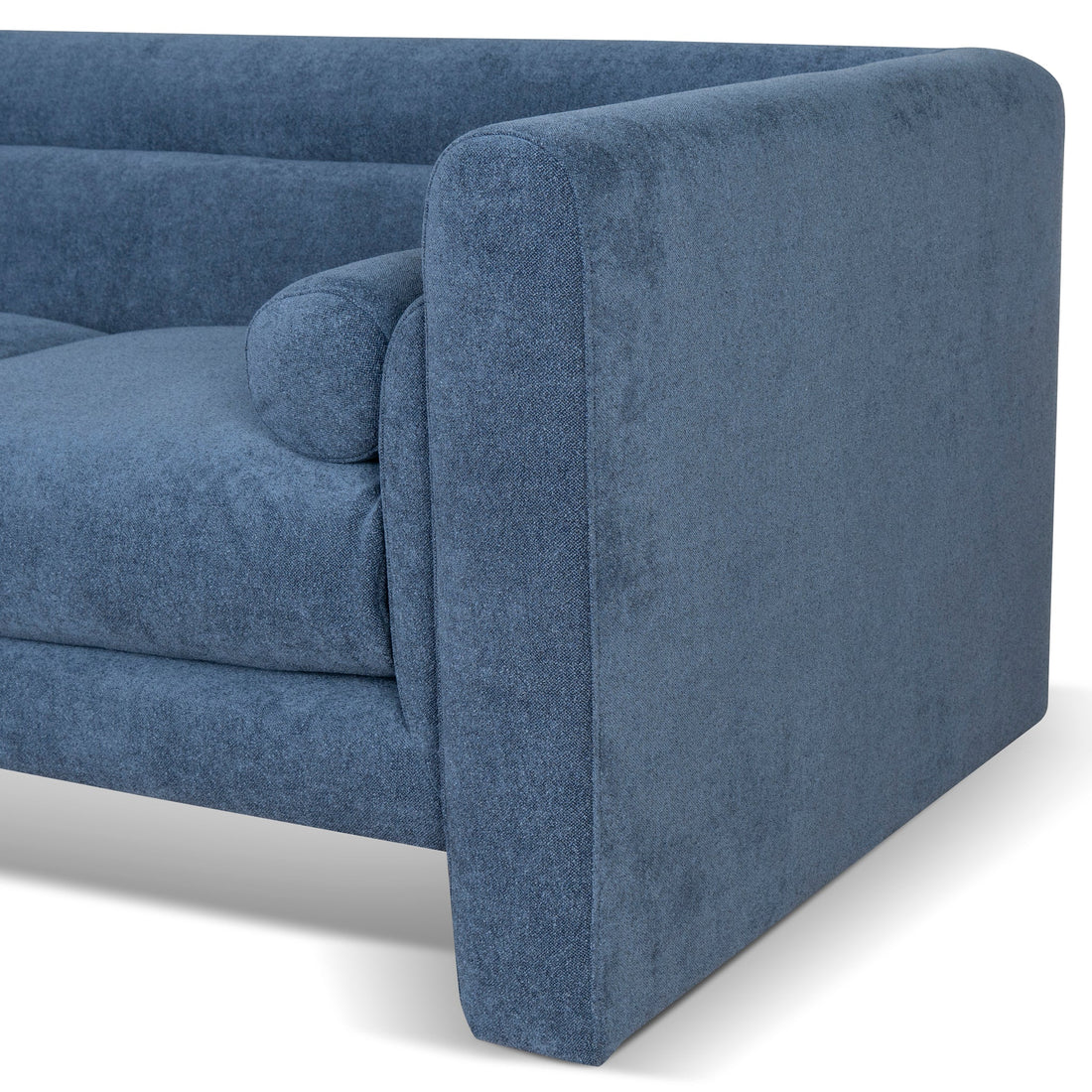 2-Seater Fabric Sofa - Navy Blue - STripleB