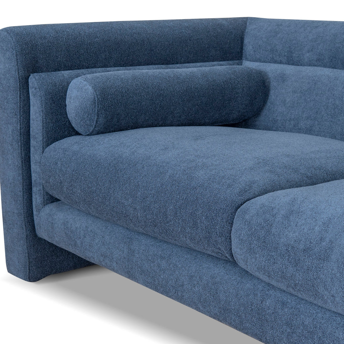 2-Seater Fabric Sofa - Navy Blue - STripleB