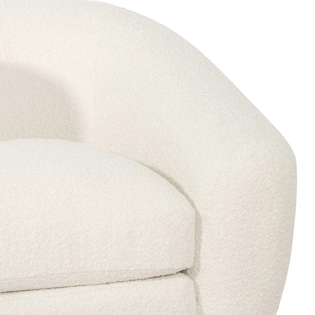 CLC6830-CA Armchair - Ivory White Boucle - STripleB