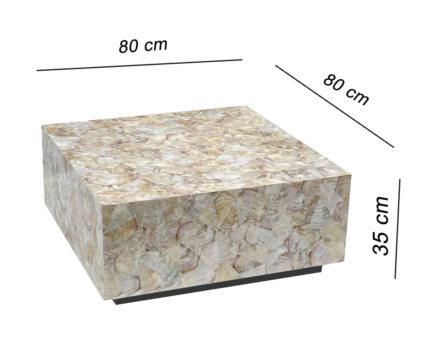 Cluster Mother of Pearl - Handmade Coffee Table - STripleB