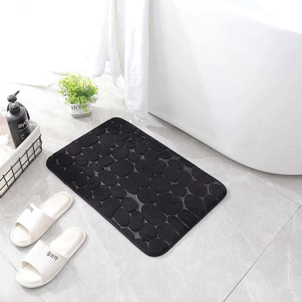 Cobblestone Design Quick Drying 3D Non-Slip Bath Mat - TripleB