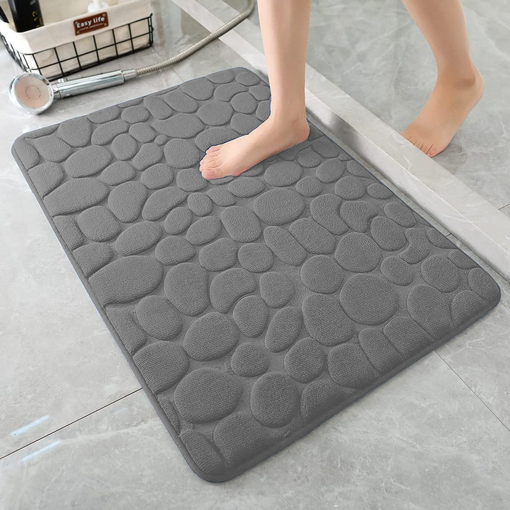 Cobblestone Design Quick Drying 3D Non-Slip Bath Mat - STripleB