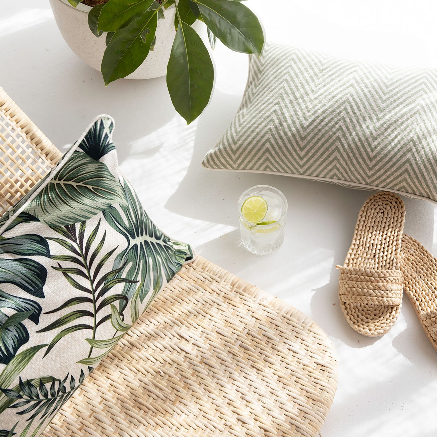 Cushion Cover-With Piping-Boracay-35cm x 50cm - STripleB