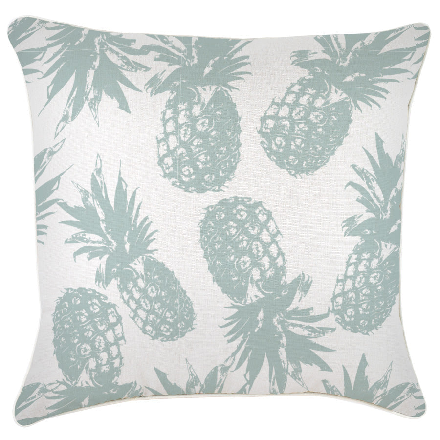 Cushion Cover-With Piping-Pineapples Seafoam-60cm x 60cm - STripleB