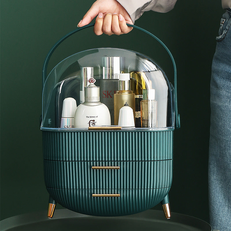 Dark Green - Multifunctional Makeup Organizer - STripleB
