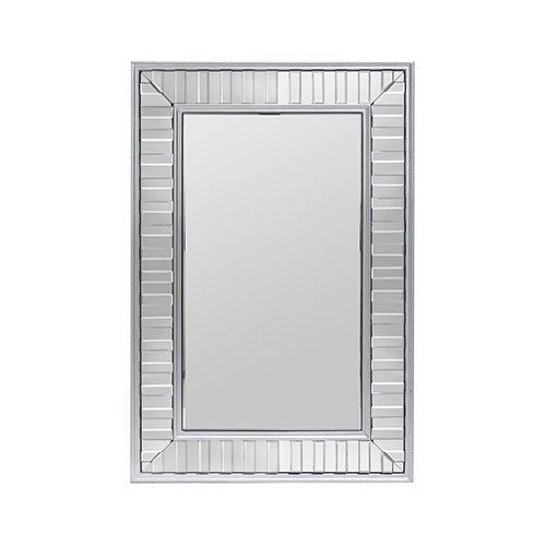 Decorative Silver Mirror - Rectangular Shape 2 - STripleB