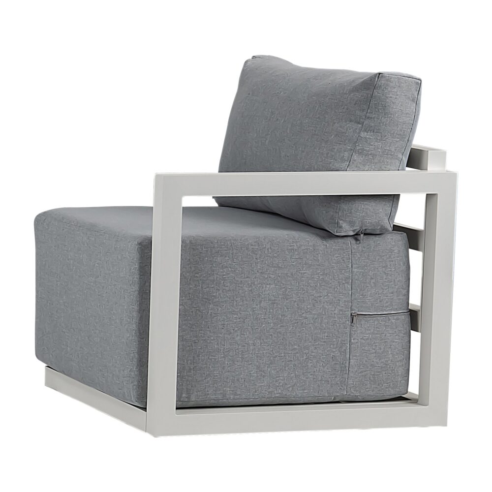 Four-Seat Alfresco Harmony Set – White - STripleB