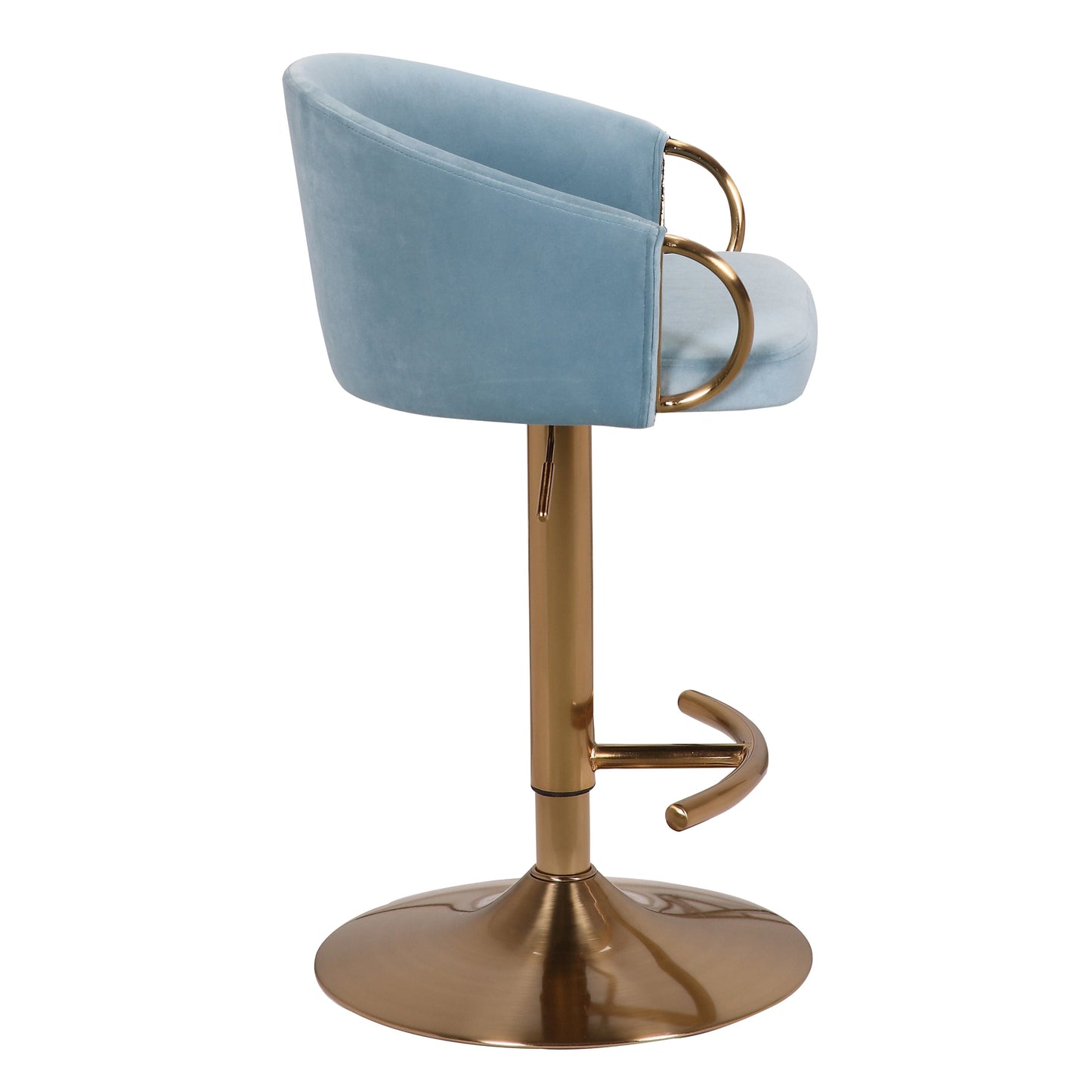 Gas Lift Bar stool - Light Blue - STripleB
