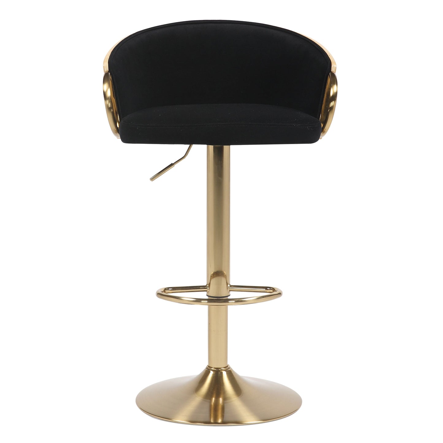 Gas Lift Bat Stool - Black - STripleB