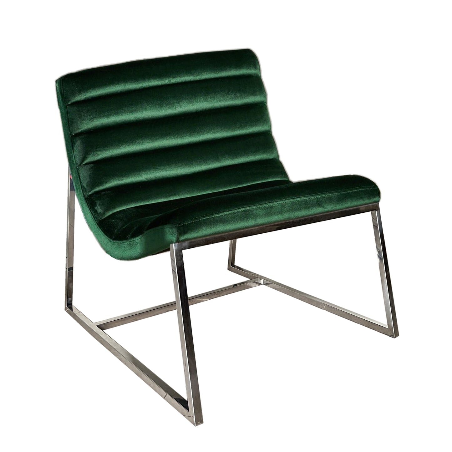 Glorie Emerald/Green Velvet Sofa Accent Chair ArmChair - STripleB