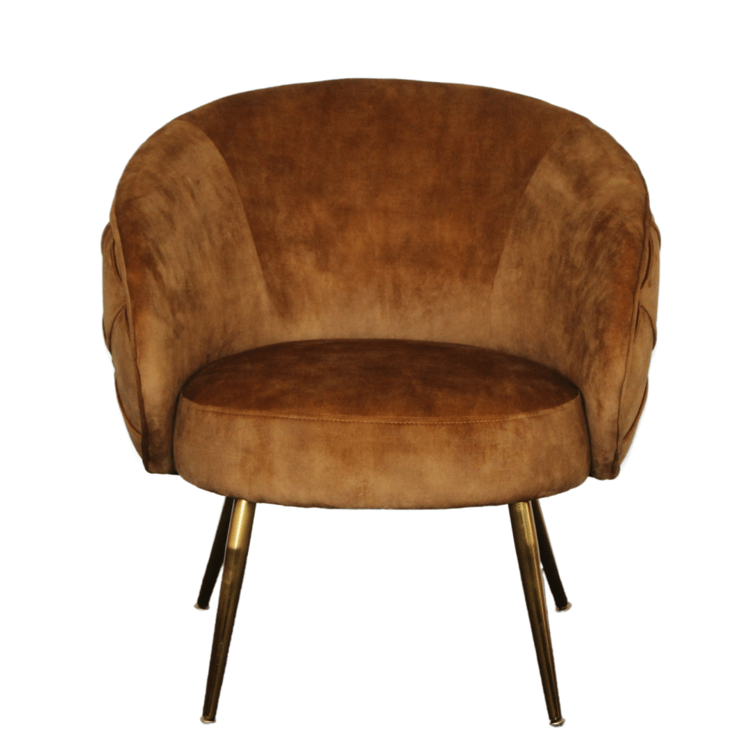 York Accent Chair - Diamond Tufted Deluxe Velvet - STripleB