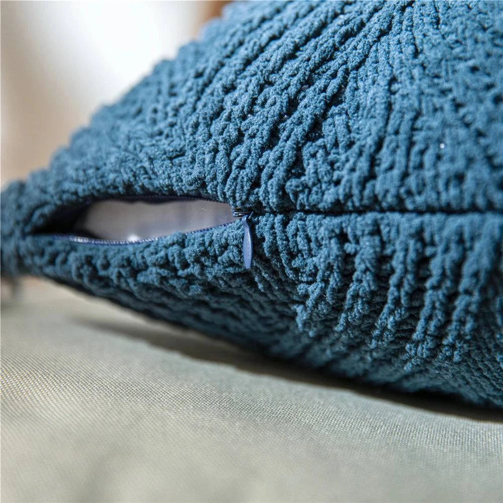 Chenille Handmade Tassel Sofa Cushion Covers - STripleB