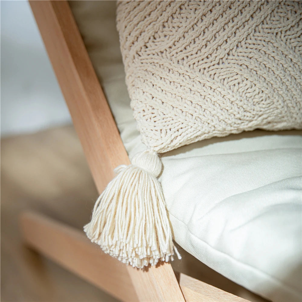 Chenille Handmade Tassel Sofa Cushion Covers - STripleB