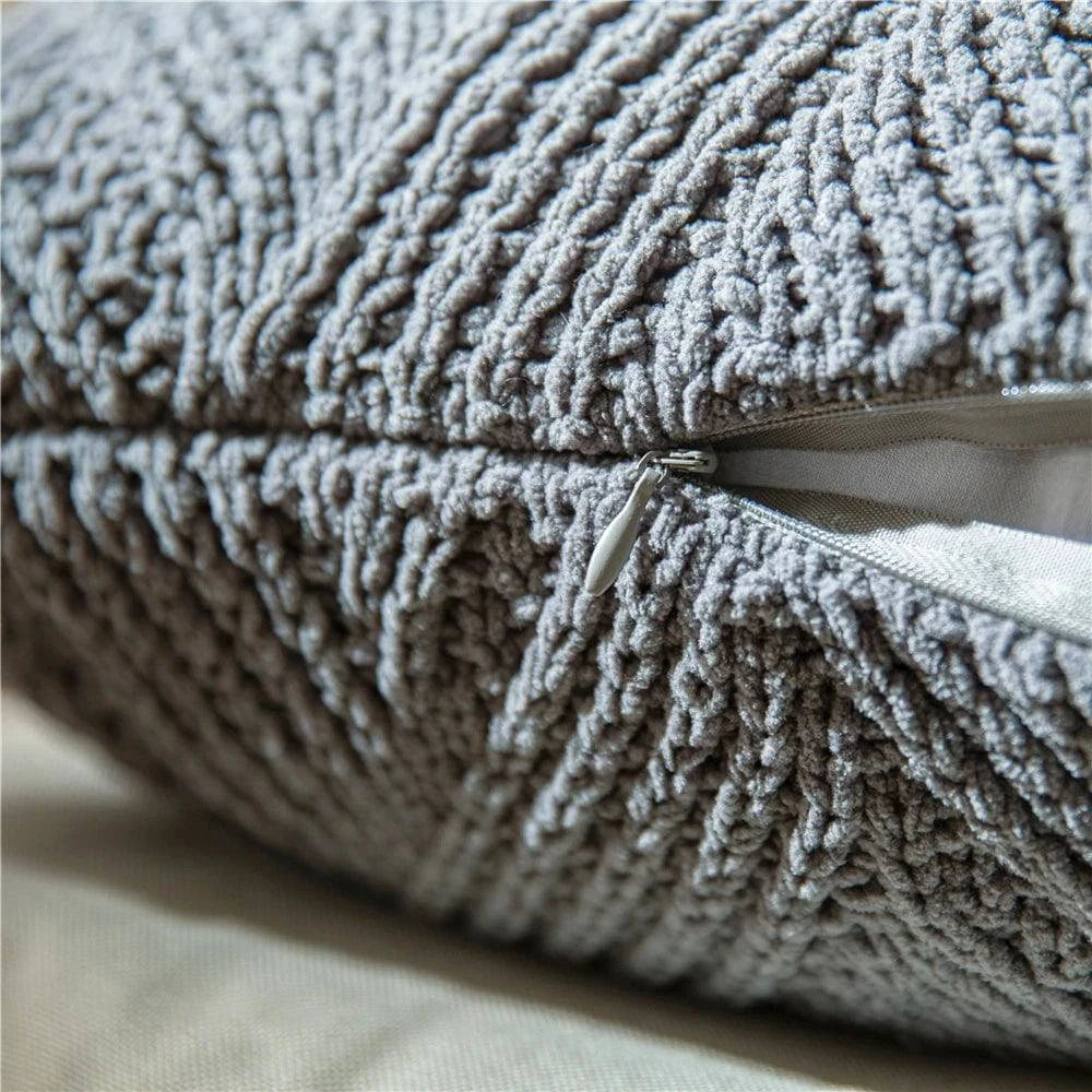 Chenille Handmade Tassel Sofa Cushion Covers - STripleB