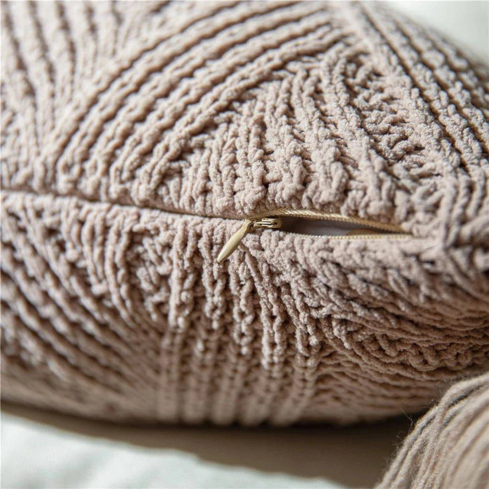 Chenille Handmade Tassel Sofa Cushion Covers - STripleB