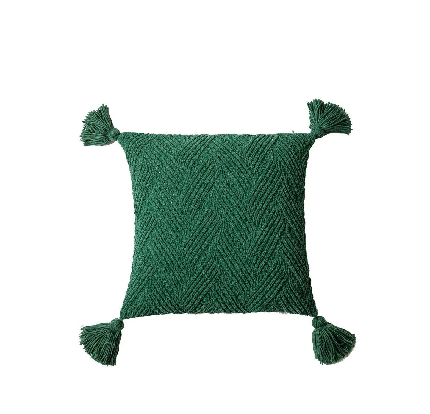 Chenille Handmade Tassel Sofa Cushion Covers - STripleB