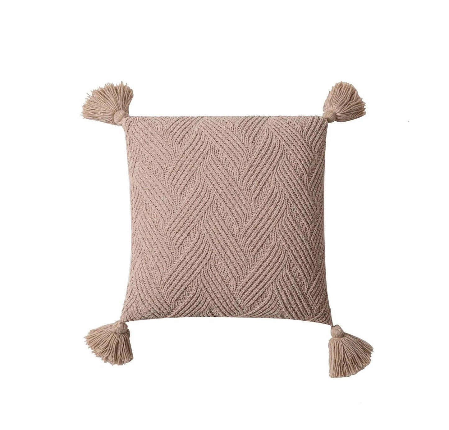 Chenille Handmade Tassel Sofa Cushion Covers - STripleB
