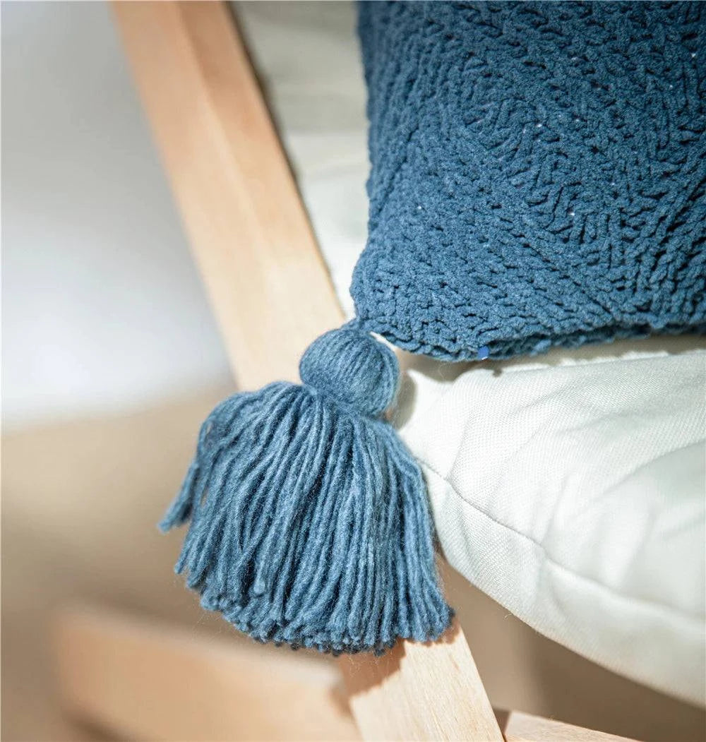 Chenille Handmade Tassel Sofa Cushion Covers - STripleB