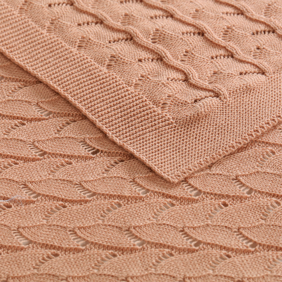 Little Gem Lyla Dusty Pink Cotton Baby Blanket 75 x 100 cm - STripleB