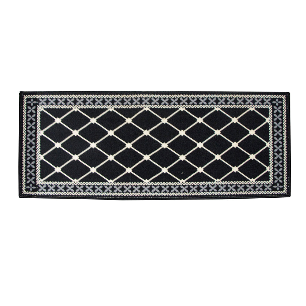 Mason Non Slip Bath Runner 50 x 120cm - Black - STripleB