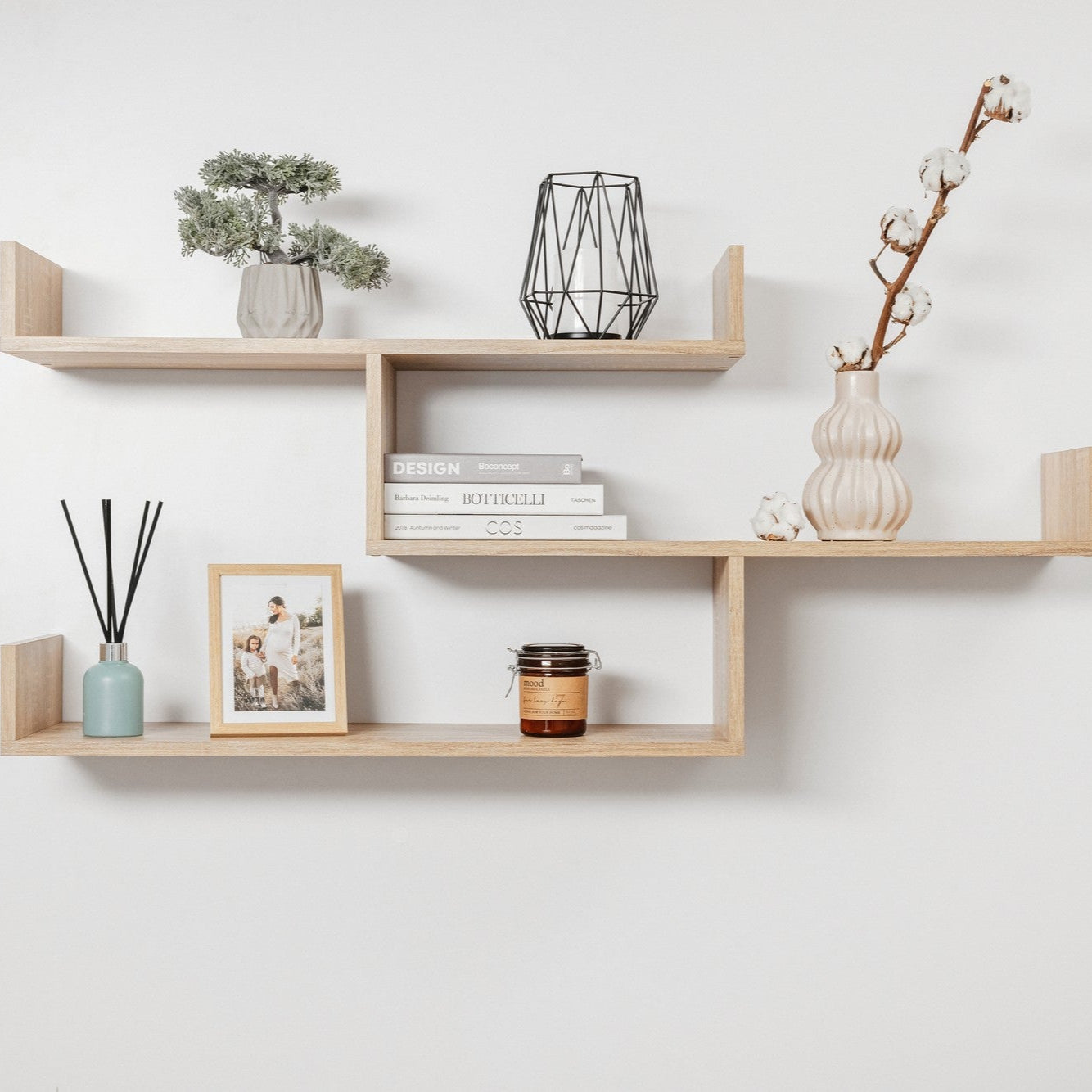 Multi-level Shelf - (Oak) - STripleB
