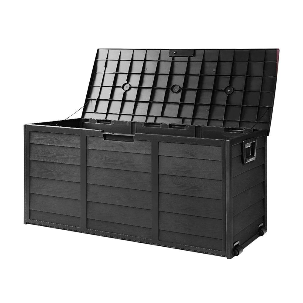 Outdoor Storage Box 290L - Black - STripleB
