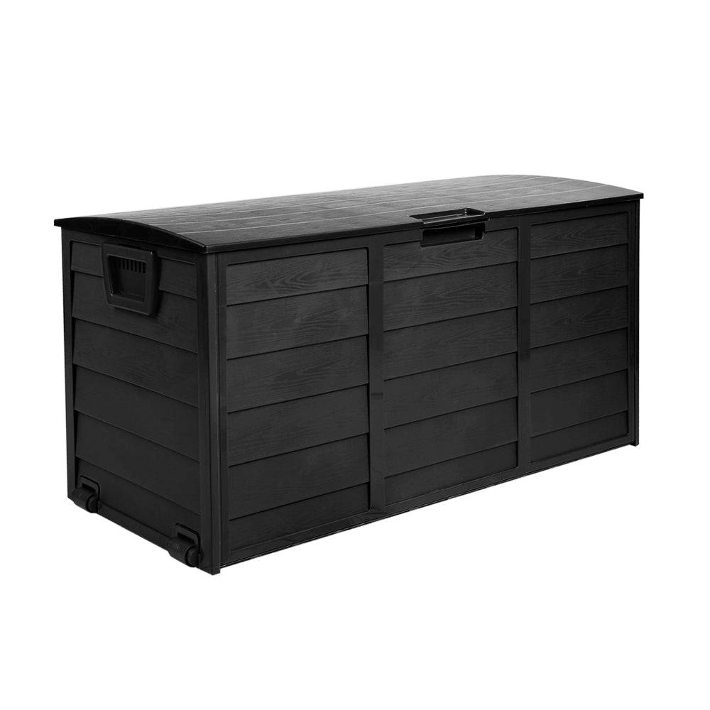 Outdoor Storage Box 290L - Black - STripleB