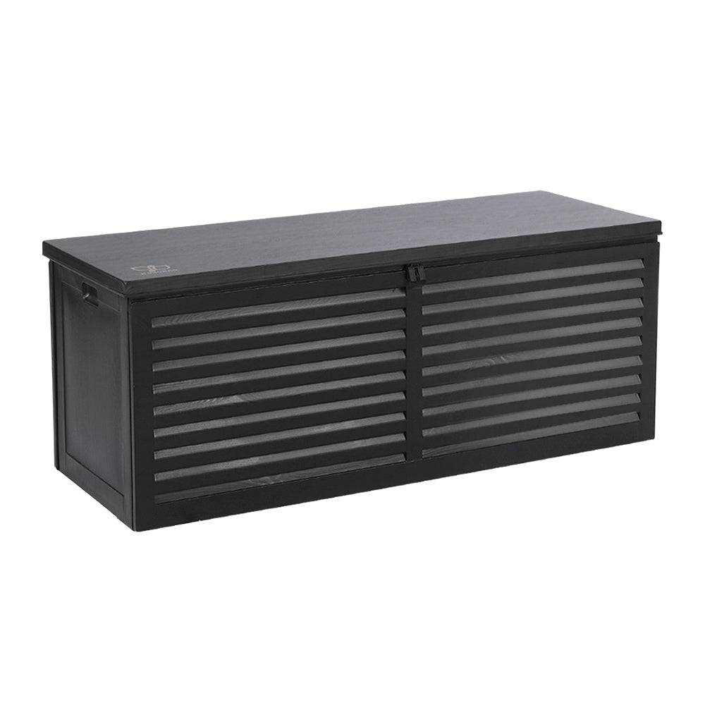 Outdoor Storage Box 390L - Black - STripleB