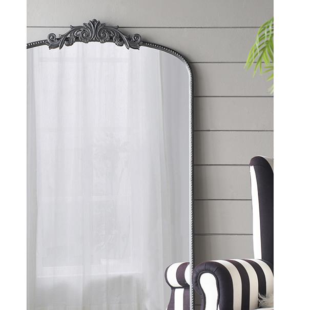 Ornate Mettalic Floor Mirror - STripleB