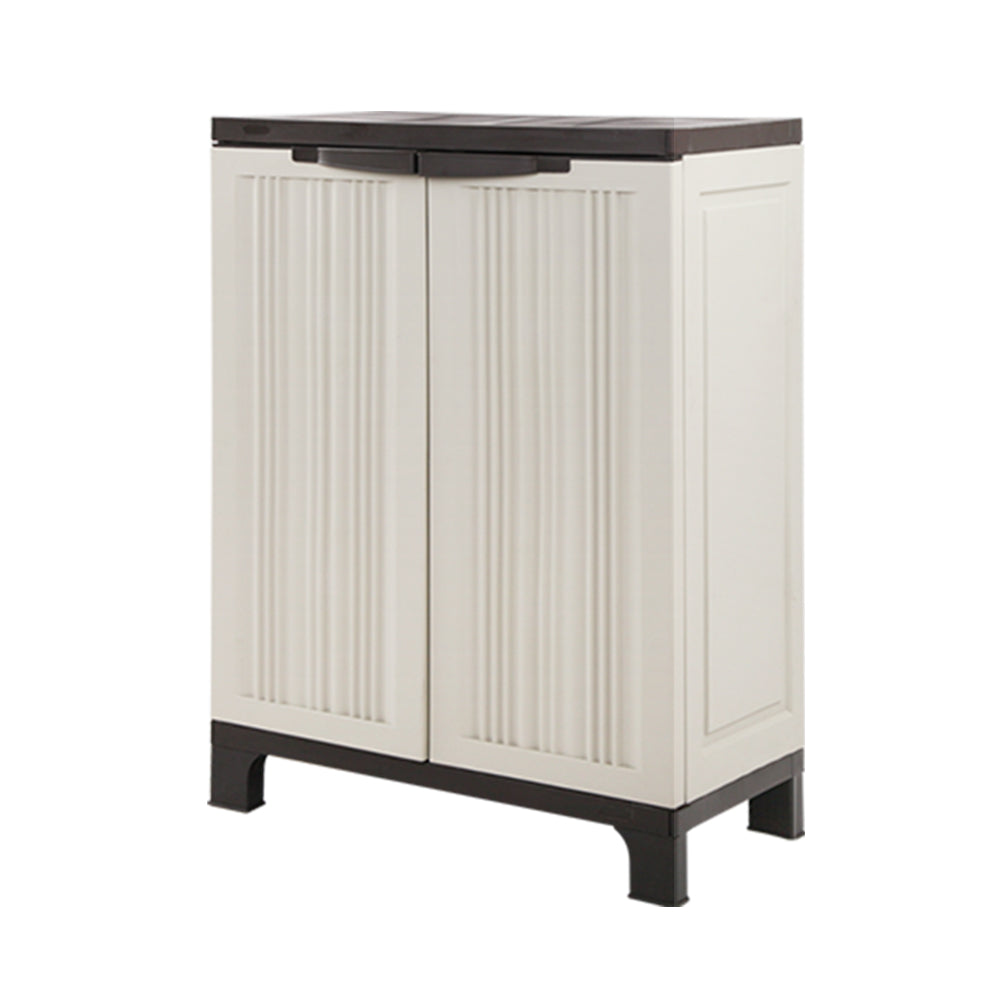 Outdoor Storage Cabinet Box - 92cm - Beige - STripleB