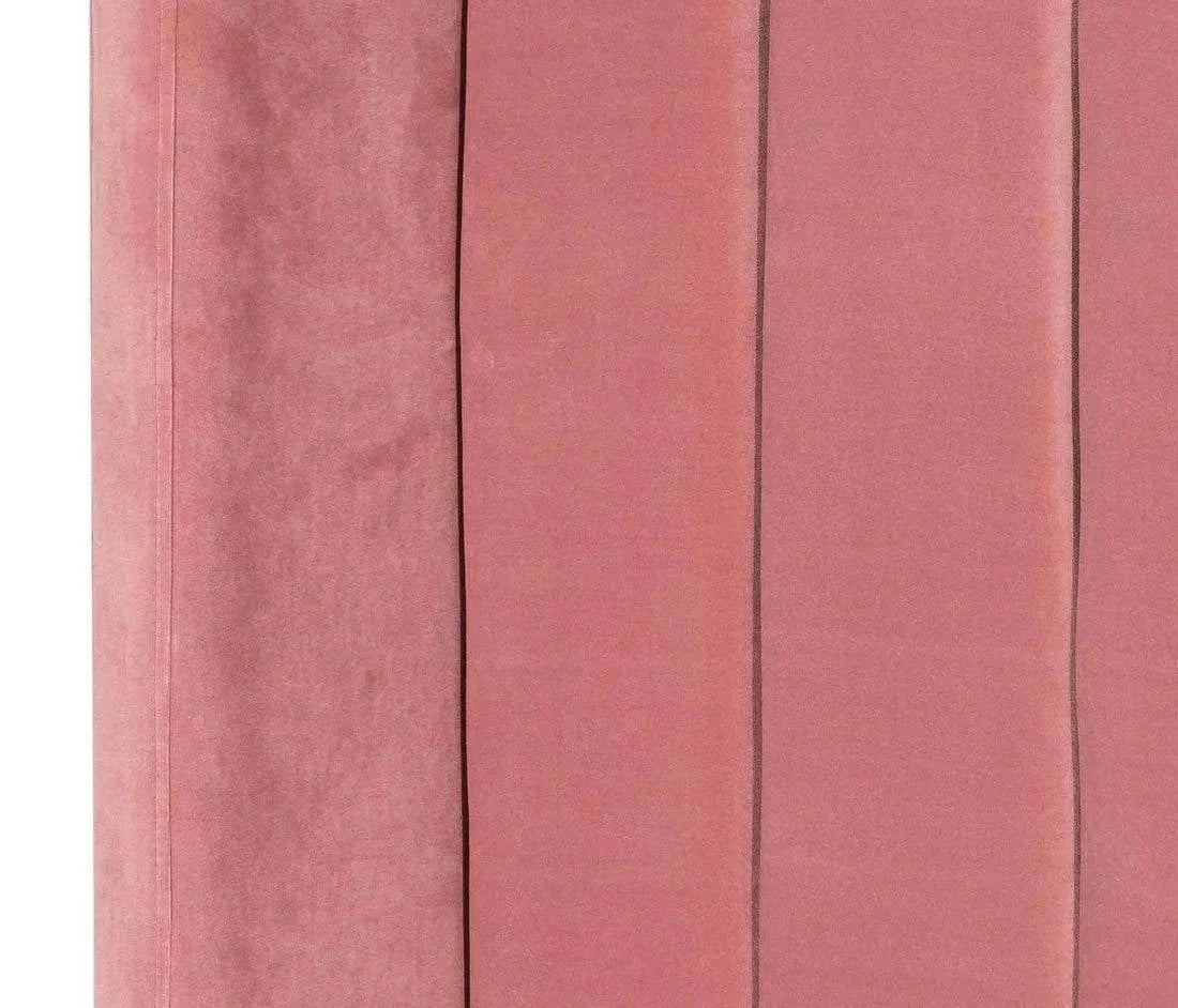 Queen Sized - Bed Frame - Blush Peach Velvet - STripleB