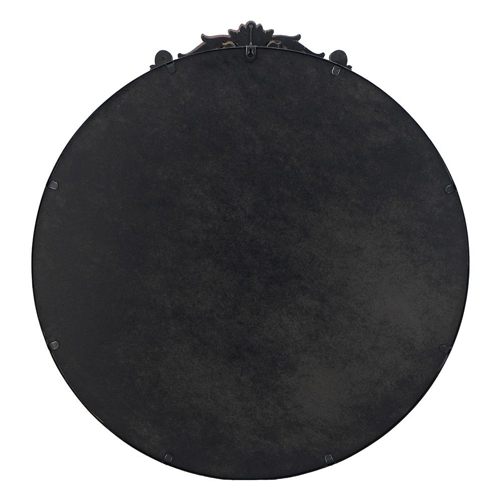 Round Ornate Mettalic Wall Mirror - STripleB