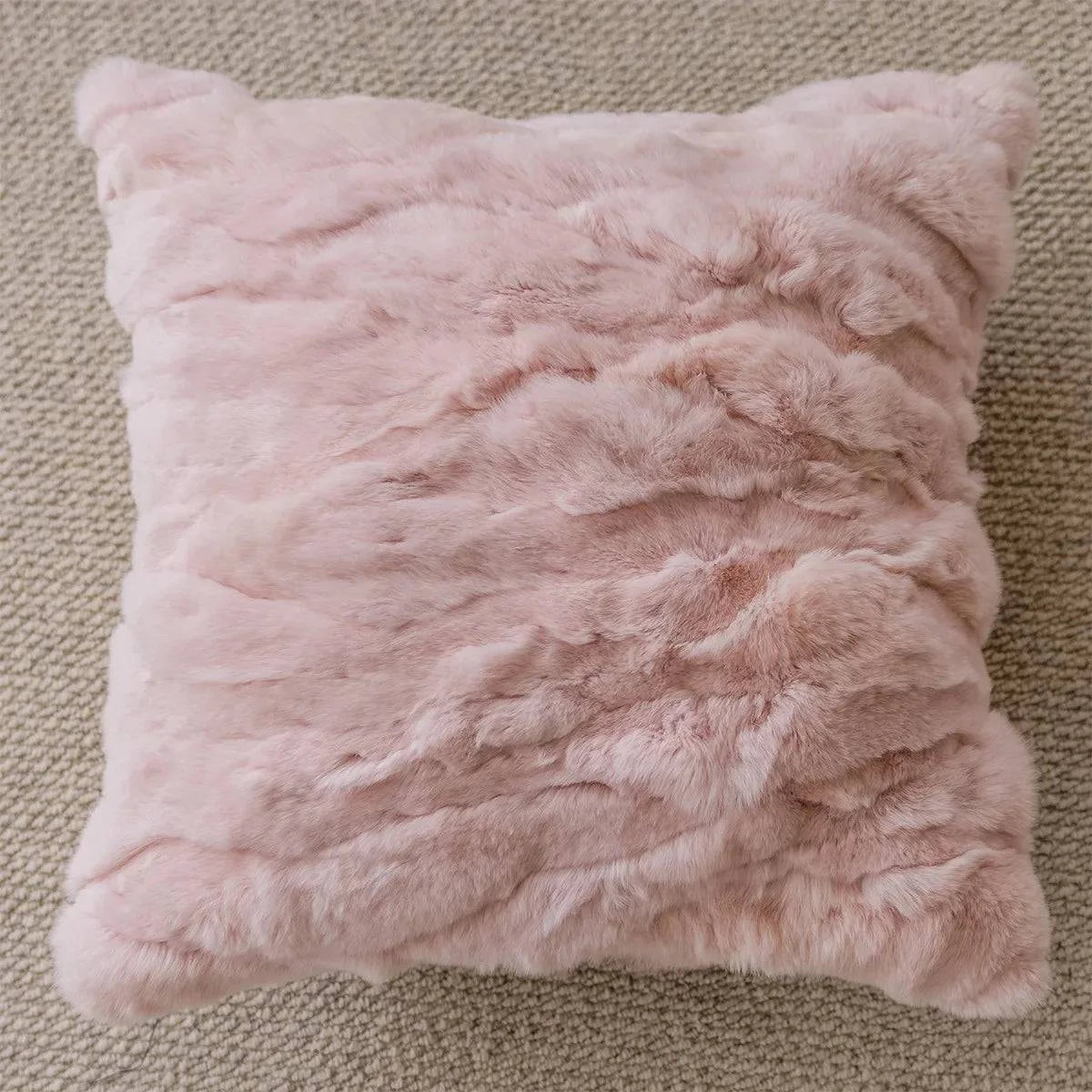 French Pink Plush Pillowcases - STripleB