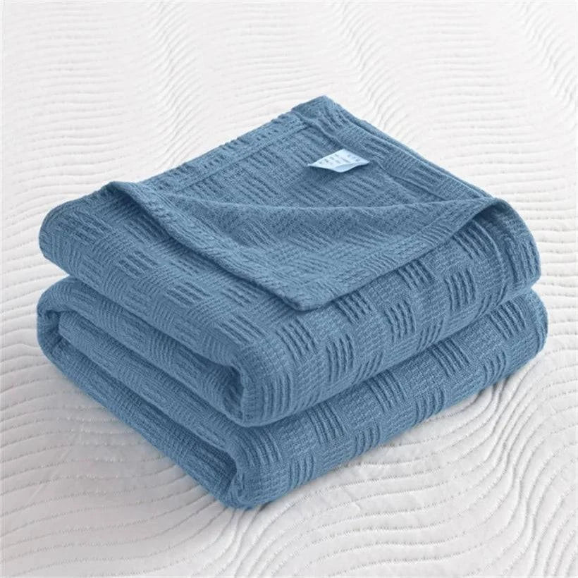 100% Cotton Throw Blanket - STripleB